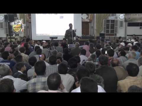 كلمة لنائب قائد لواء الإسلام أثناء اجتماع مع الفعاليات المدنية والثورية في الغوطة الشرقية