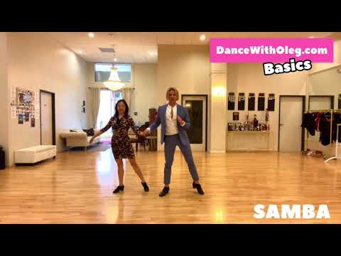 SAMBA - Basic Action Technique - Private ballroom dance lessons with Oleg Astakhov