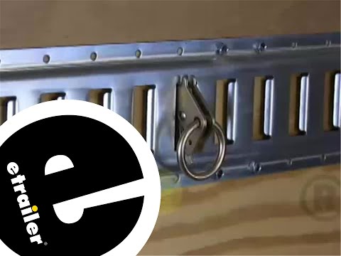 etrailer | Complete Breakdown of the Erickson E Track Tie Down Ring