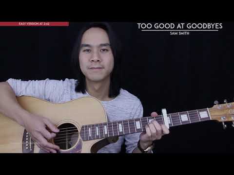Too Good At Goodbyes Guitar Cover Acoustic - Sam Smith 🎸 |Tabs + Chords|