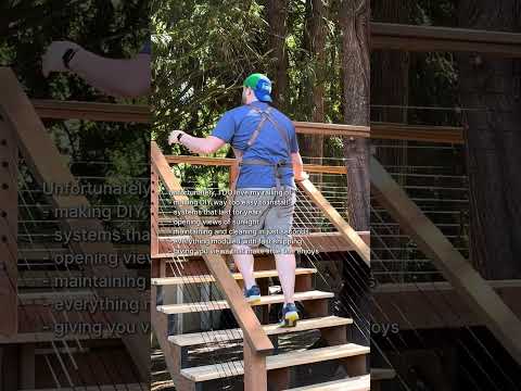 The only cable railing your deck needs 🏡