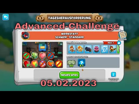 Top-Herausforderung 05.02.2023 | bloonstd6 - Advanced Challenge Round 3 - BTD 6