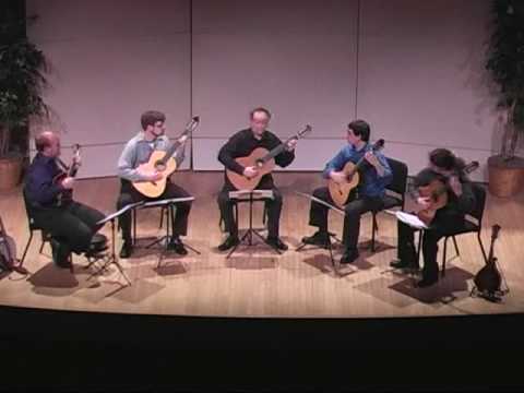 Pavane pour une infante défunte by Ravel played by the Richmond Guitar Quartet with Adam Larrabee