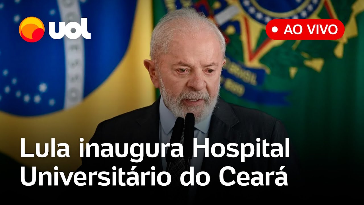 Lula, Padilha e Camilo Santana inauguram hospital universitário no Ceará; assista ao vivo