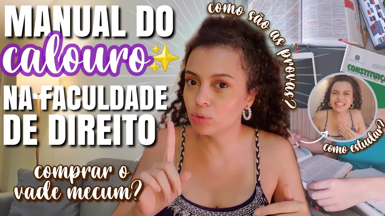DICAS PARA QUEM ESTÁ COMEÇANDO NA FACULDADE DE DIREITO: vade mecum, como são as provas, material ✨️