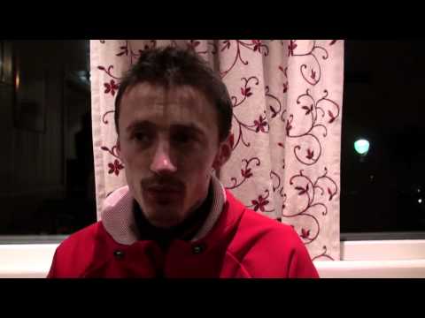 04.12.2010 - Adam Małysz po konkursie w Lillehammer