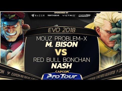 Mouz Problem-X (M. Bison) vs. Red Bull Bonchan (Nash) - EVO 2018 - Semi Finals - SFV - CPT 2018