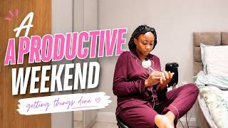 A Productive Weekend | Slow Morning, Bookstore & Shopping #Adashofdoris #sololiving #weeklyvlog 👩🏽‍🏫