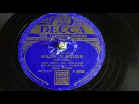 Lita Roza - (Poor Little Robin) Walkin' To Missouri - 78 rpm - Decca F9988