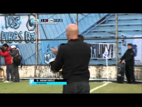 Gol de Miranda. Gimnasia Jujuy 2 Chacarita 0.Fecha 20. Torneo Primera B Nacional.FPT