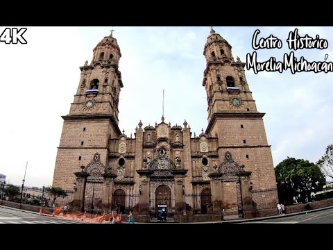 Centro de Morelia Michoacán (4K) | Caminando por el Hermoso Centro Histórico