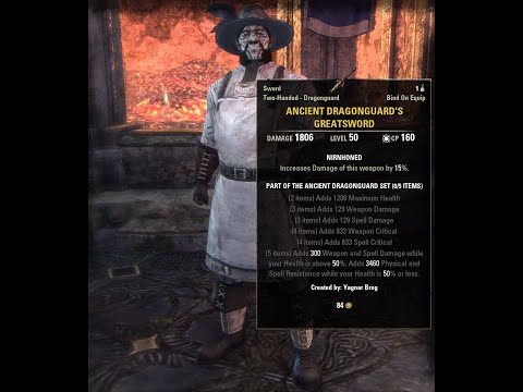 How to craft Ancient Dragonguard set?