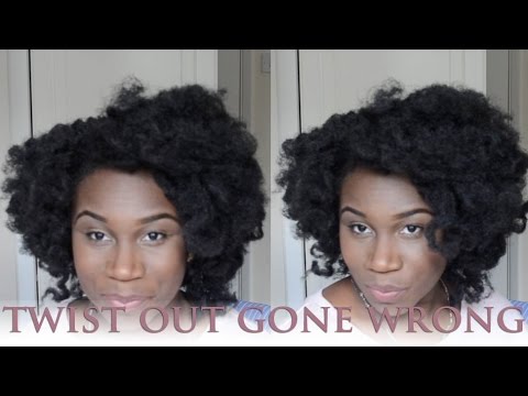 When a Twist out goes Wrong | 4C Natural hair Video