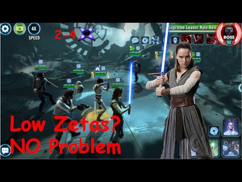 Lowest Zetas Possible! GL Rey Tier 6(Ultimate) Lightspeed Bundle Guide. Hardest Event in Game?