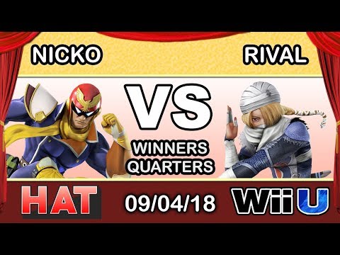 HAT 37 - FAD | Nicko (Captain Falcon) Vs. Rival (Zero Suit, Sheik) Winners Quarters - Smash 4