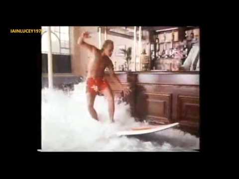CARLING BLACK LABEL LAGER BEER TV ADVERT 1988 surfer in pub LWT HD 1080P