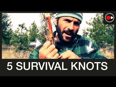 5 Survival Knots: All you need to survive in the wild w/ Hazen Audel