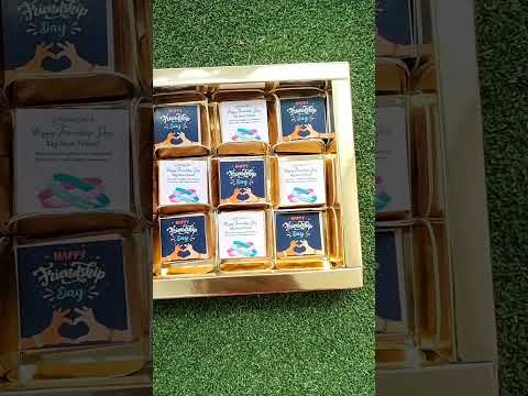 Friendship day chocolate box available #customizegifts #birthdayparty #customizedgifts #chocolates