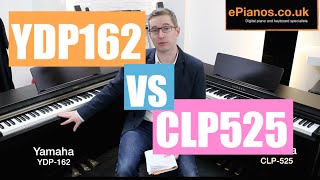 Video thumbnail for Yamaha Arius YDP162/YDP163 vs Yamaha Clavinova CLP525 comparison - What piano should I buy? by ePianos.co.uk