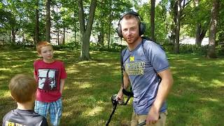 Metal Detecting With The Youth. Part 1 - Marshall Metal Detecting