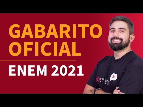 SAIU O GABARITO OFICIAL DO ENEM 2021 | ProEnem
