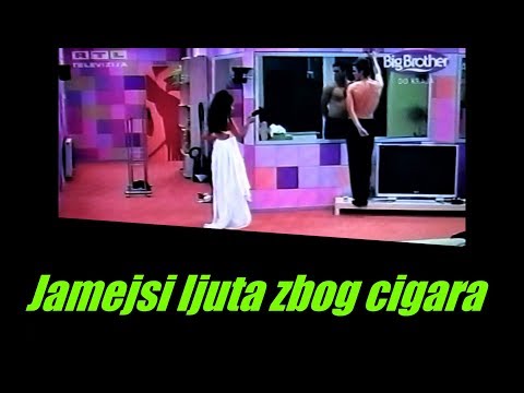 Big Brother 3 Hrvatska (2006) - Jamejsi ljuta na Danijela i Tanju zbog cigara