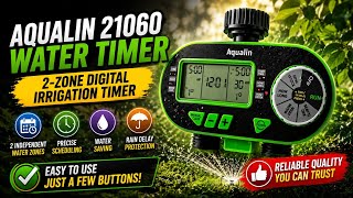 Aqualin 21060: Testbericht zum digitalen 2-Zonen Bewässerungstimer