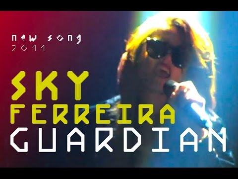 Sky Ferreira NEW SONG 2014 "Guardian" Live! (1080p HD) *Warning* flashing lights.