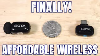 BEST BUDGET WIRELESS MICROPHONE FOR VLOG/TIKTOK/YOUTUBE /IG ANDROID OR IPHONE BOYA MINI FULL REVIEW