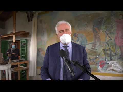 Giani parla dell'inaugurazione del centro Pegaso covid all'ex Creaf