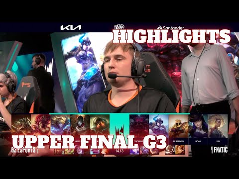 G2 vs FNC - Game 3 Highlights | Upper Final LEC Summer 2024 Playoffs | G2 Esports vs Fnatic G3