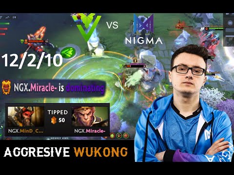 Miracle Aggressive Play Monkey King l Nigma Galaxy vs IVY l DPC match 2022 l Dota 2