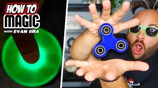 6 Fidget Spinner Magic Tricks!