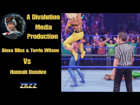 WWE 2K22 Alexa Bliss & Torrie Wilson Vs Hannah Dundee - Request Handicap Match