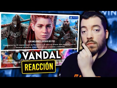 Mi REACCIÓN al "Top 30 de PLAYSTATION 5" de Vandal (Los mejores juegos de PS5)