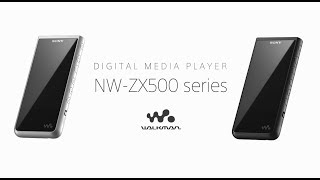 Video 0 of Product Sony NW-ZX500 Series Walkman (NW-ZX507)