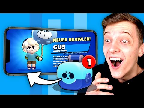 GUS aus GRATIS BRAWL BOX GEZOGEN?! *OMG* 😍 + AUF POWER 11 MAXEN! 🏆 Brawl Stars deutsch