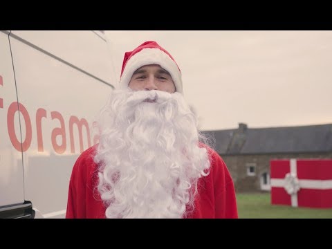 Conforama fête Noël avec Lucas Deaux et l’En Avant de Guingamp