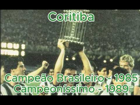 Coritiba; Campeão Brasileiro de 1985 e Campeoníssimo de 1989.