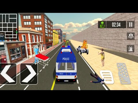 Police Ambulance Van Driving - 911 Emergency Rescue Game E5 - Android Gameplay