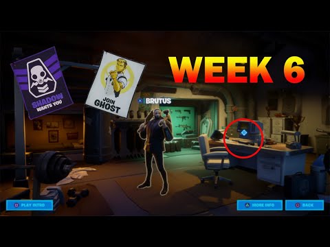 Fortnite DEADPOOL WEEK 6 CHALLENGES: BIG BLACK MARKER + Posters! - How to Get Deadpool Battle Royale