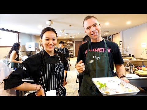Korean COOKING CLASS in Seoul - Making Sundubu Jjigae & Haemul Pajeon | Seoul, South Korea