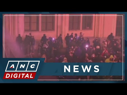 Georgian TV shows police using water cannons, stun grenades to disperse protesters | ANC