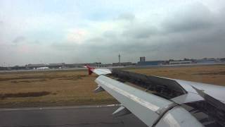 preview picture of video 'Landung Air Berlin Airbus A-319-112 D-ABGP FMO und Taxi zum Gate'