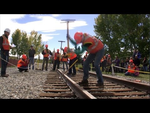 Canadian Pacific Spike Driving Competition 2013