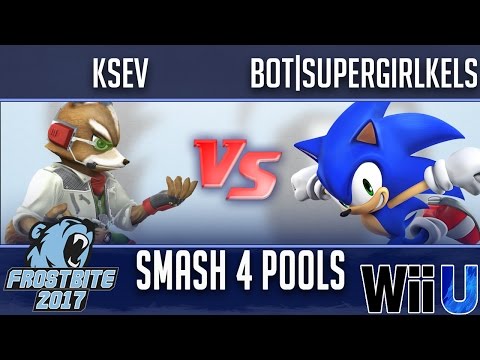 Frostbite 2017 SMASH 4 POOLS - Ksev (Fox) vs BOT | SuperGirlKels (Sonic)