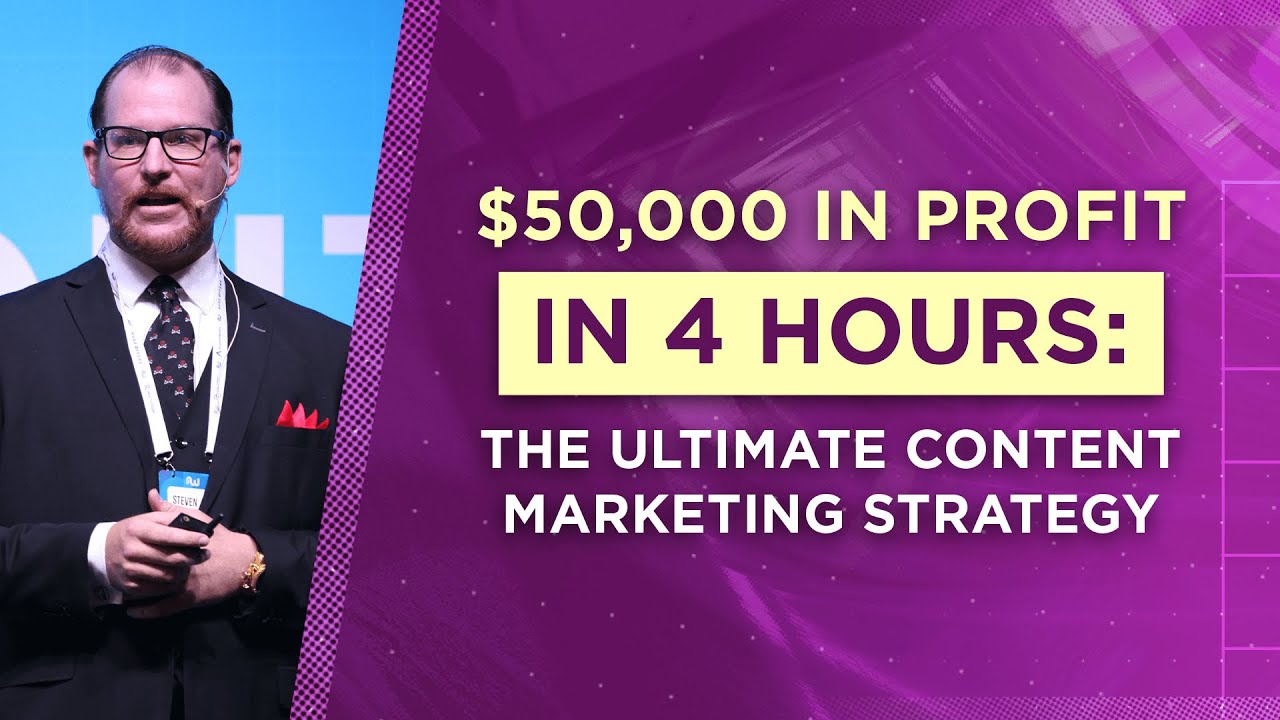 Thumbnail for $50,000 In Profit In 4 Hours: The Ultimate Content Marketing Strategy