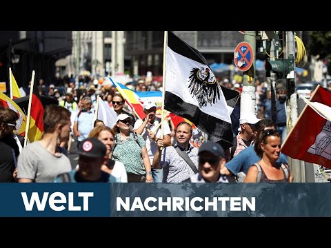 WELT NEWS IM STREAM: Anti-Corona-Demo in Berlin - Strafanzeige gegen Veranstalter "Querdenken 711"