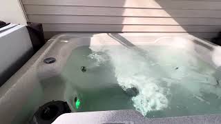 Two person spa - Hot Tub operation at our Airbnb in Wentzville, MO