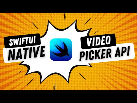 Meet the New Native Video Picker API For SwiftUI - iOS 16 - PhotosPicker - Transferable - Xcode 14 thumbnail